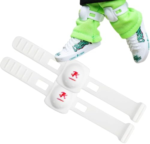 Finger Shoes - Finger Shoes Pattern Skateboard Shoes Soft Rubber Finger Skateboard Shoes (Style and Color Random) Fingerboard Shoes Small Fingerboard Shoes