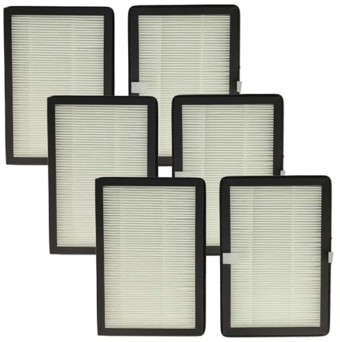 vhbw 6x Partikelfilter Ersatz für Rowenta XD6520F0 für Luftreiniger, Lüfter