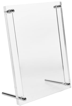 PRETYZOOM Soporte de Puzzles Acabados de Acrílico Transparente Marco de Exhibición de Puzzles Marco Decorativo Certificados Soporte Multifuncional Fotos