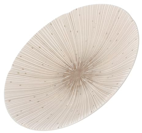 Piatto da Sushi Giapponese in Ceramica Vintage, Grande Piatto da Pasta Profondo a Strisce, in Porcellana per Uso Domestico, per insalate e Dessert per la Cena in casa