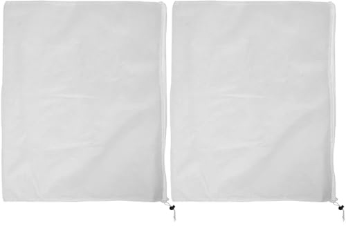 SUPVOX Cubierta Anticongelante para Plantas 60X80 CM Funda Invernal Transpirable de Tela No Tejida Cremallera y Cordón Ajustable Protección para Macetas Arbustos y Árboles