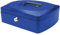 Q-Connect KF02624 Geldkassette 25,4 cm blau