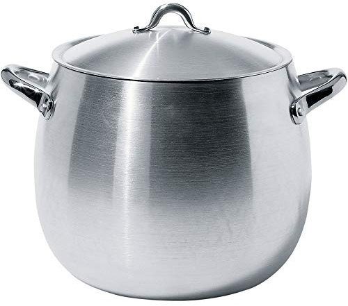 Alessi Mami Pot with Lid, Aluminium, 26 cm (SG100/26AL)
