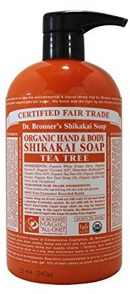 Dr. Bronner's Magic Soaps: Tea Tree Shikakai Body Soap, 24 oz (3 pack)
