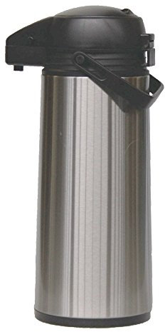 EUROHOME Airpot Pumpkanne Edelstahl mit Einer Füllmenge von 1,9 Liter