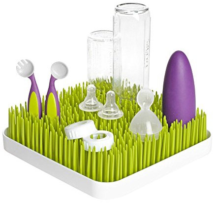 morkka Abtropfständer für Babyzubehör Spülmaschinenfestes Abtropfgestell für hygienisches Trocknen von Babyflaschen Schnullern und Geschirr (Green)