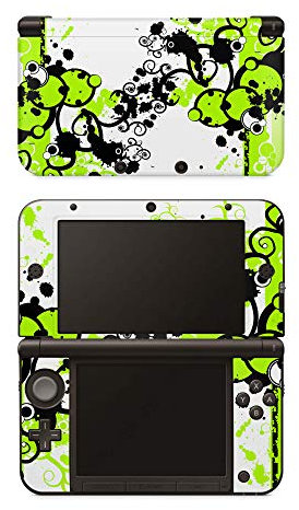 Skins4u Aufkleber Design Schutzfolie Vinyl Skin kompatibel mit Nintendo New 3DS XL Simple Green
