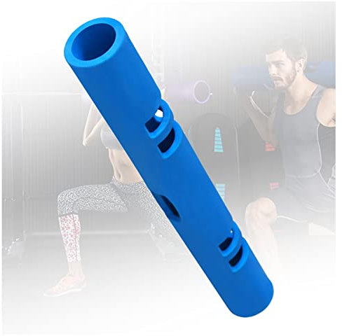 Multifunktionell Fitness Training Tube Yoga Kolumn-Styrka Träningsrör Last Fitness Gummi Bucket Privat Utbildning Gym 8kg Barbell Kettlebell (Blå)