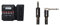 Zoom G1X FOUR Gitarreneffekt Multieffekt & Roland Black-Serie 3m Instrumentenkabel, gewinkelt/gerade 6,3-mm-Klinkenstecker - RIC-B10A