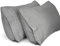 Lirex 2er Pack Kissenbezug 50 x 70 cm, Weiche Gebürstete Mikrofaser-Kissenbezüge, Hotelverschluss kopfkissen bezug，Kopfkissenbezug aus weichem Mikrofaser ，Oeko-TEX Zertifiziert (Grau)