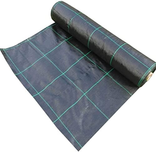 Mugar- Mallas Anti Hierba en Rollos de 40 Metros Cuadrados - Mallas Anti Maleza en Rollos de 2x20 y 4x10 Metros- Base para Césped Artificial (4 x 10 Metros)