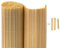 casmartis Premium PVC Sichtschutzmatte - Bambus - 140 x 500 cm - Zaunsichtschutz, Sichtschutzzaun, Balkonverkleidung, Zaunblende Garten Balkon Terrasse