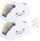 2 Stück Transparenter Klebebandhalter Abroller,Cartoon-Wolke-Klebebandabroller,Klebestreifen Abroller,Abroller Klebeband,Klebebandabroller Kinder,Geeignet Für Schulbürobedarf, Büro Und Zuhause