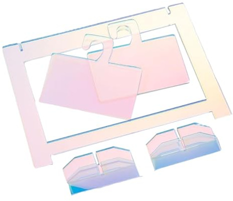 Nail Tip Sample Stand, Nail Tip Display Board | Acrylic Display Polish Board for Nail Design - Professional Nail Tips Card Stand Shelf Showing Salon