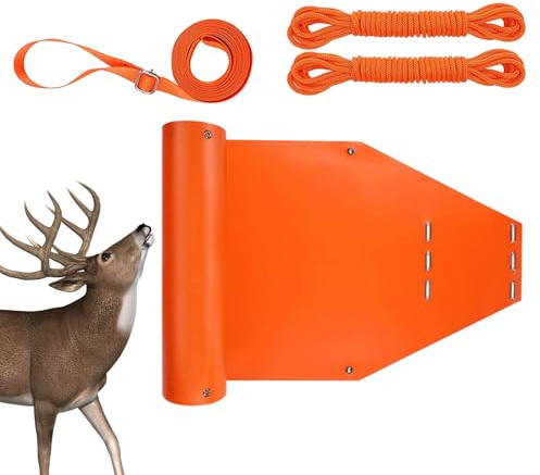 Deer Drag Sled - Slitta facile da trascinare, trasportatore per giochi di cervi | Cervi resistenti agli corda per un'efficiente attrezzatura di trascinamento su tutti i tipi di terreno