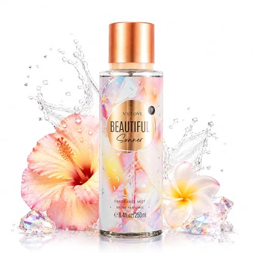 250 ML Body Mist Femme Parfum Fruité et Floral Brume Parfumée Longue Tenue aux Agrumes et à la Framboise Rehausse le Charme et la Confiance Idéal pour les Rendez vous et l’Usage Quotidien