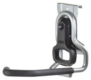Rubbermaid Garage Organisation Fasttrack Garage Organization System, Vertical Bike Hook, Steel, Black, Silver, Individual