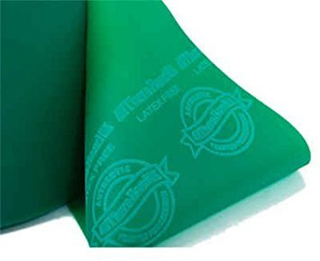 Thera-Band, fascia da ginnastica, da allenamento, senza lattice, verde, 2,5m