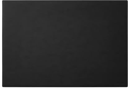 Eglooh - Mercurio - Sous main Bureau en Cuir Noir cm 90x60 - Coutures Artisanales et Fond Antidérapant - Made in Italy