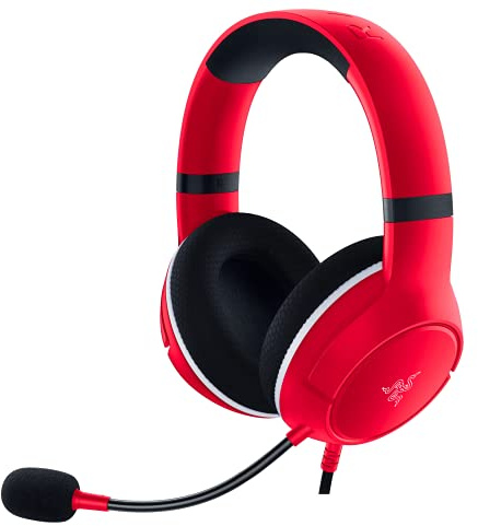 Razer Kaira X Wired Headset for Xbox Series X|S, Xbox One, PC, Mac & Mobile Devices: Triforce 50mm Drivers - HyperClear Cardioid Mic - Memory Foam Ear Cushions - On-Headset Controls - Pulse Red