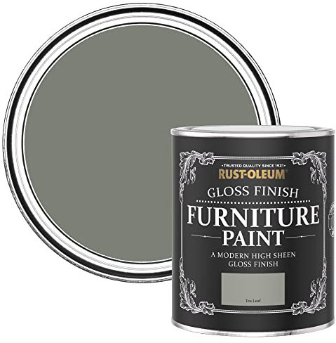 Rust-Oleum Light Green Furniture Paint in Gloss Finish - Tea Leaf 750ml