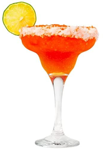 Vikko Margarita-glasögon, 2,5 dl, kristallklar uppsättning av 12 margarita-glasögon, eleganta glas för Margaritas, Pina Coladas och cocktails