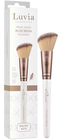 Professioneller Make-up Pinsel Luvia, Blush Schminkpinsel, Bronzer Pinsel, angeschrägter Puder Pinsel, veganer Kosmetikpinsel, 213 // Blush Brush - Elegance