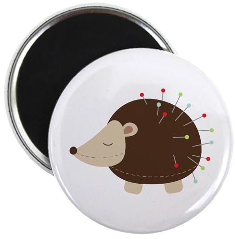 CafePress Pin Cushion Magnets 2.25 Round Magnet (10 pack)