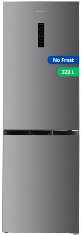 GEDTECH Réfrigérateur combiné congélateur bas 323L GCB323NFIX - No Frost - Inox