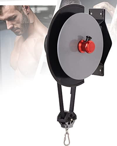 Entrenador de polea centrífuga de resistencia variable, equipo de entrenamiento de fuerza excéntrico montado en la pared para gimnasio en casa, incluye accesorios para entrenamientos al aire libre