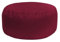 Bruni Pouf Sitzhocker L in Bordeaux – runder Sitzpouf, Indoor und Outdoor als Fußhocker, Yoga-Sitzkissen, Meditationskissen geeignet, in Deutschland gefertigt