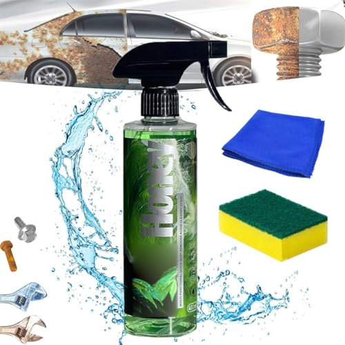 Hola Honey Antirouille, anti-rouille, métal robuste pour voiture, spray nettoyant acide multifonction pour divers métaux, élimination de la rouille des surfaces métalliques (1 pièce)