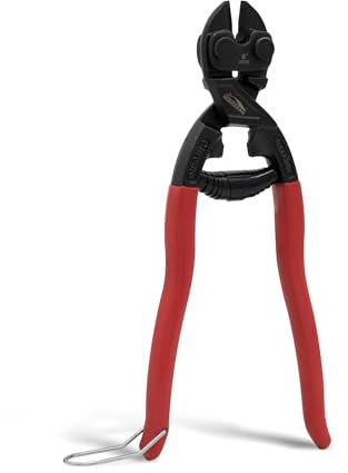 HOUSERAN Cortapernos, 20cm, Cortapernos Compacto con Muelle, Pequeño Cortapernos de Acero CR-V para Cables, Pernos, Cadenas, Tornillos y Proyectos DIY