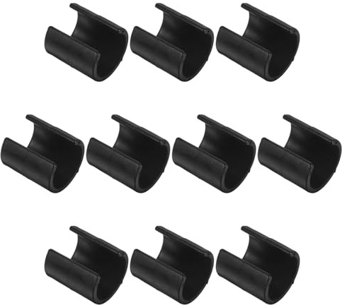 GANAZONO 10 piezas Unidades Clips para Banderas de Esquina Fútbol Sujetadores Resistentes para Postes Seguros y Fáciles de Instalar para Entrenamiento y Partidos Interior y Exterior