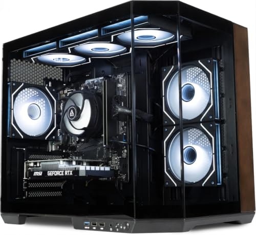 ionz Gaming PC - AMD Ryzen 5 5500, RTX 3050 6GB, 16GB DDR4 RAM, 500GB SSD, Windows 11, 500W 80+ PSU, Apex Ember, Black
