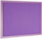 Bi-Office Pinnwand Lavender, Notiztafel mit Violett Textiloberfläche, Lila MDF Rahmen, 22 mm dicker, 60 x 45 cm