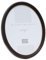 Deknudt Frames S100F9 10.0X15.0 Fotorahmen, oval, klassisch, Schwarz 18 x 14 x 2 cm