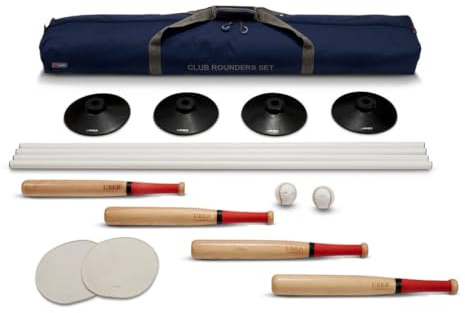 Übergames Club Rounders Schlagball Set aus hochwertigem ECO-Hartholz