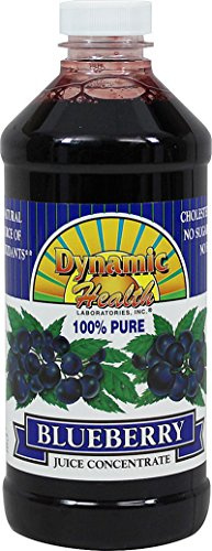 Blueberry Concentrate, Glass, 16 fl oz (473 ml), Dynamic Health