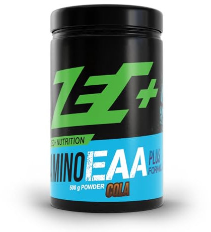 Zec+ Nutrition Amino EAA Pulver – Aminosäuren Pulver mit EAAs & BCAAs - Cola 500 g
