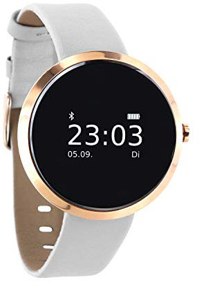 X-WATCH 54008 SIONA XW FIT Damen Smartwatch, Activity Tracker für Android und Apple iOS pure polar weiß