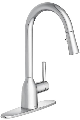 Moen 87233 Adler One-Handle High Arc Pulldown Kitchen Faucet, Chrome