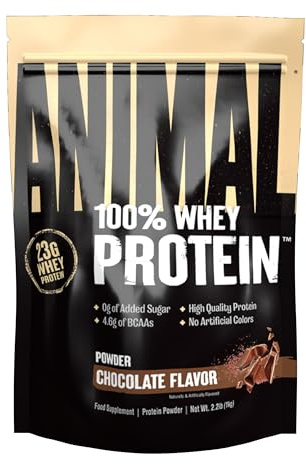 Animal 100% Whey Protein Powder – Whey Blend for Pre- or Post-Workout, Recovery or an Anytime Protein Boost– Low Sugar – Chocolate, 1 kg