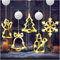 Festicy 5er Set LED Weihnachtsdeko Fenster 2025 I Fensterdeko Weihnachten Weihnachtsbaum, Schneemann, Engel, Schneeflocke, Glocke I Fensterbeleuchtung Weihnachten I Weihnachtsdeko Innen Fenster