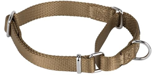 Hyhug Dog Collar Martingale, Small Yellow, Escape Proof | Heavy-duty nylon delivers gentle control for puppies. Ideal for training and park walks. Adjustable, comfortable, and secure
