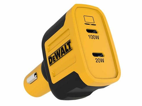 DEWALT 120W 2-PORT PPS PD CAR CHARGER