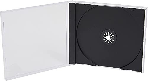 CH-Leerhülle, Jewelcase, Standard, 10 mm, mit schwarzem Tray, 50 Stück