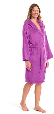 Caleffi - Accappatoio Uomo - Accappatoio Donna in Spugna di Cotone - Accappatoio Uomo Spugna Con Cappuccio - Accappatoio Piscina Palestra - Morbido e Assorbente, Asciugatura Rapida