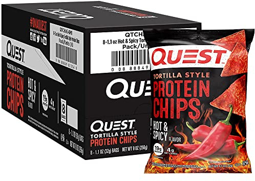 Quest Nutrition Protein Chips 8x32g Hot & Spicy