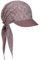 Lipodo Multicolour Bandana mit Schirm Cap Made in Italy Damen Sommercap Stoffmütze Visor zum Binden rosa One Size